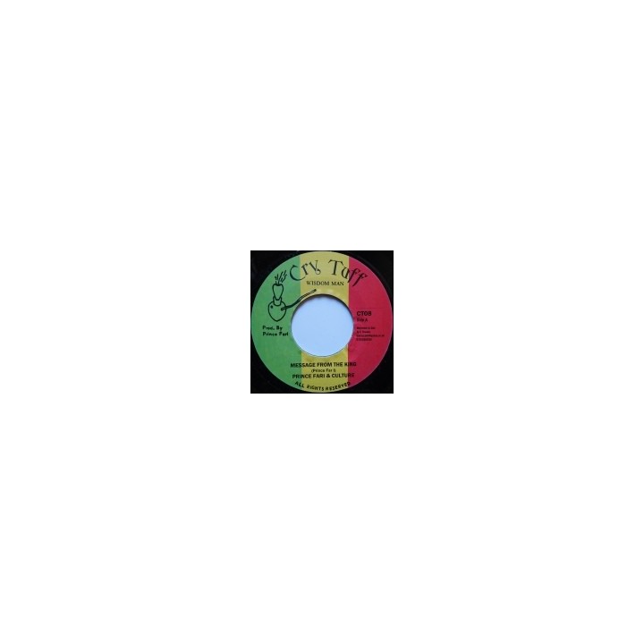 Prince Far I & Culture - Message from the King 7''