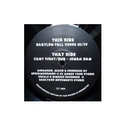 Jonah Dan - Can't Fight 12''