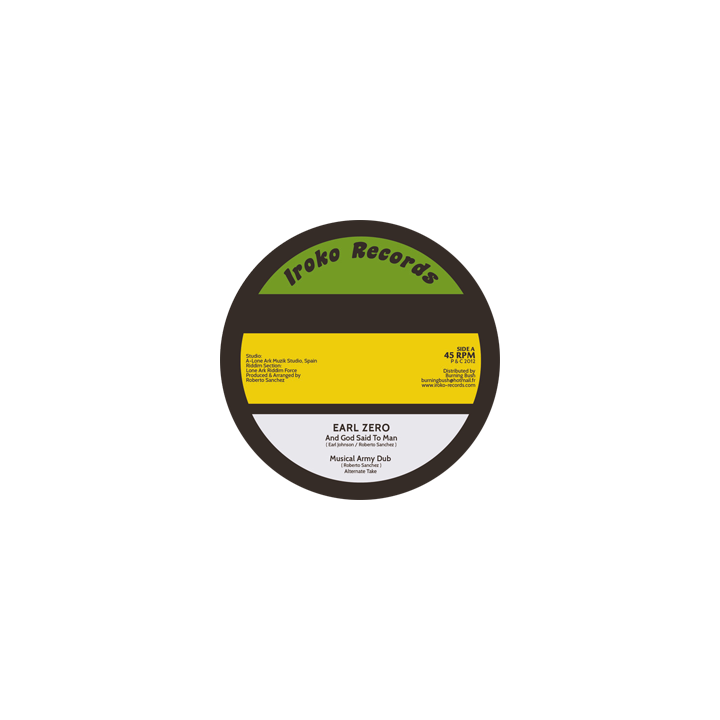 Earl Zero - And God Said To Man 12''