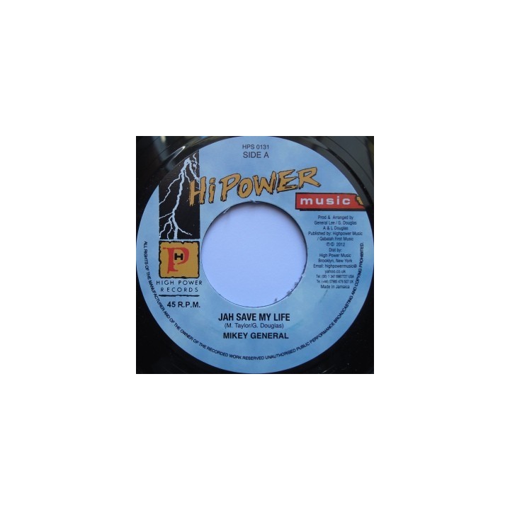 Mikey General - Jah Save my Life 7''
