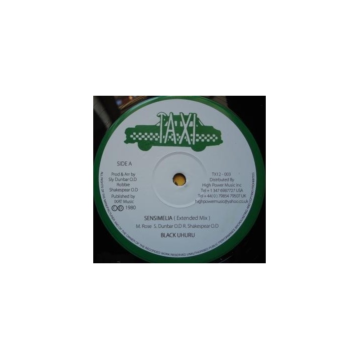 Black Uhuru - Sensimelia 12''