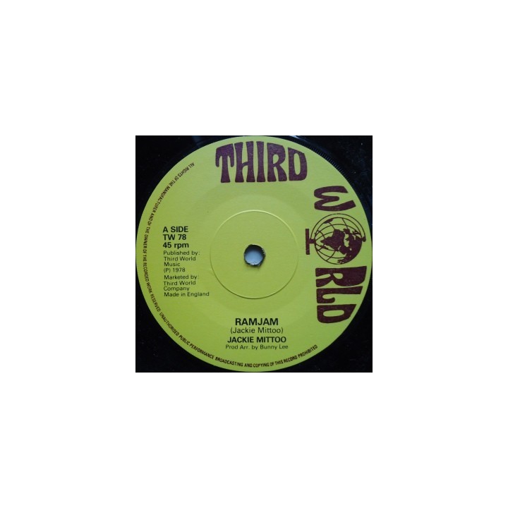 Jackie Mittoo - Ramjam 7''