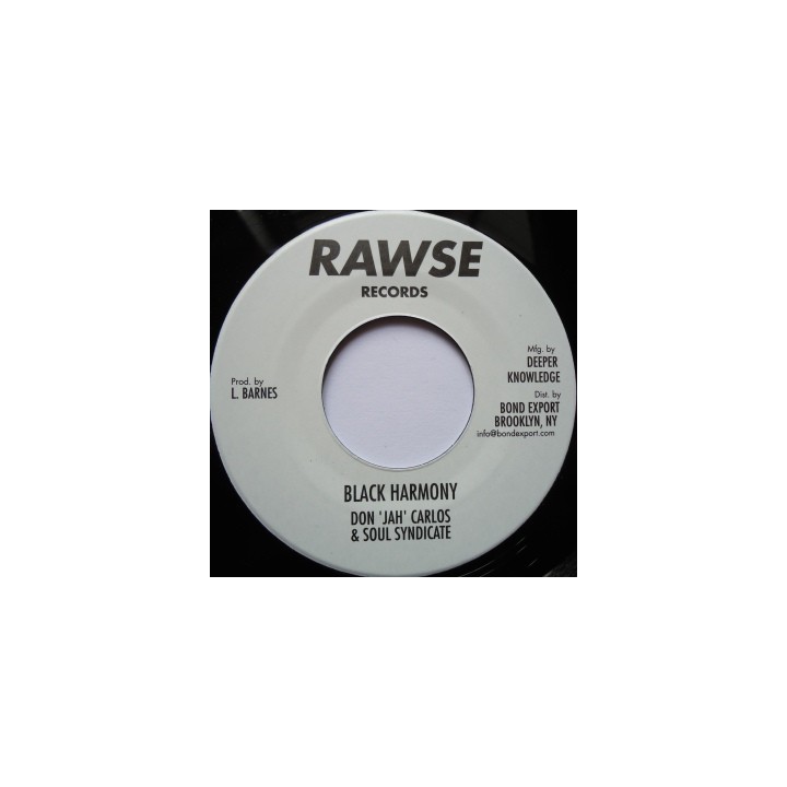 Don 'Jah' Carlos - Black Harmony 7''