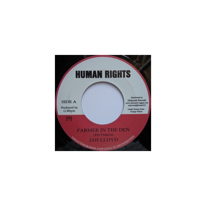 Jah Lloyd - Farmer In The Den 7''