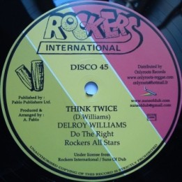 Delroy Williams - Think Twice 12''