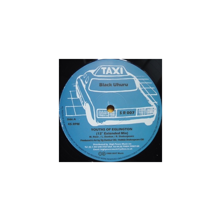 Black Uhuru - Youths of Eglington 12''