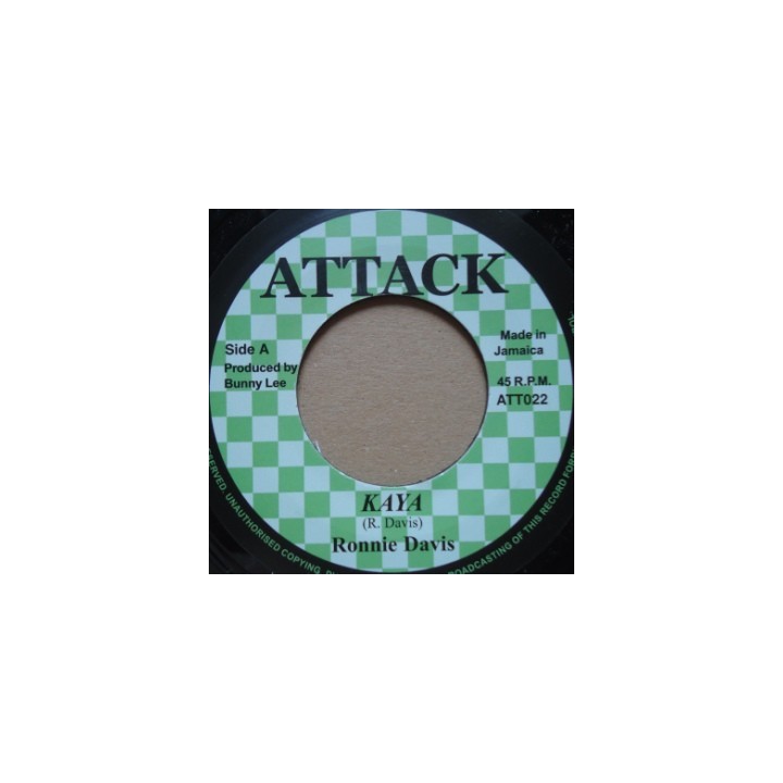 Ronnie Davis - Kaya 7''