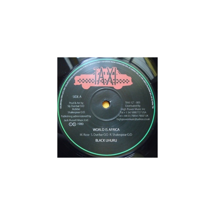 Black Uhuru - World is Africa 12''
