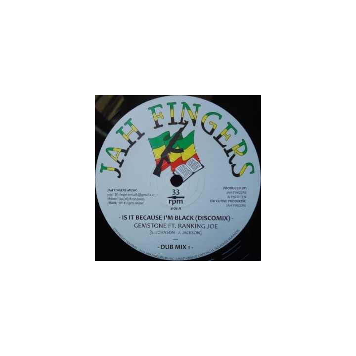 Gemstone ft. Ranking Joe - Is it Because I'm Black 12''