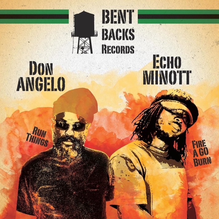 Echo Minott - Fire a go Bun / Don Angelo - Run Things 12''