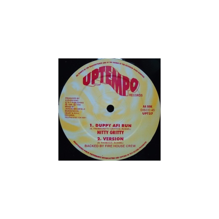 Nitty Gritty - Duppy Afi Run 12''