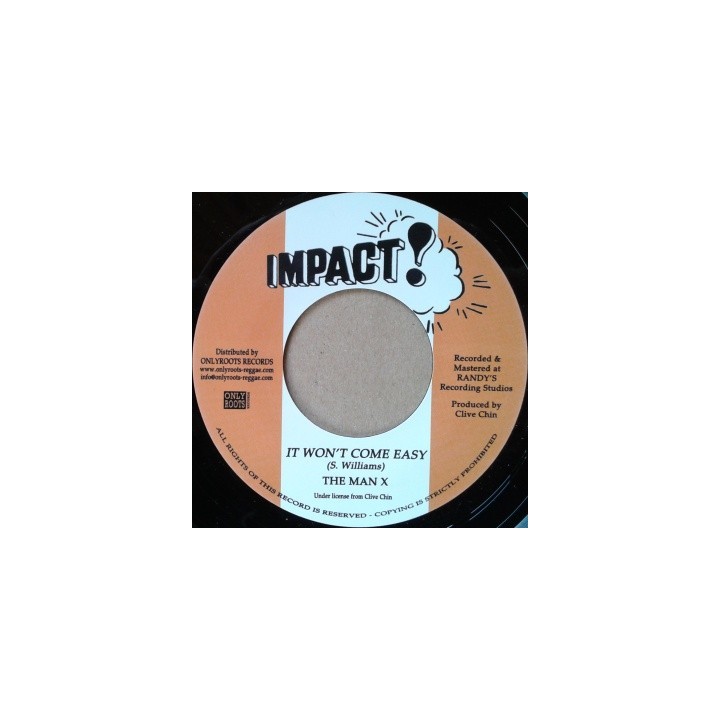 The Man X - It Won't Come Easy 7''