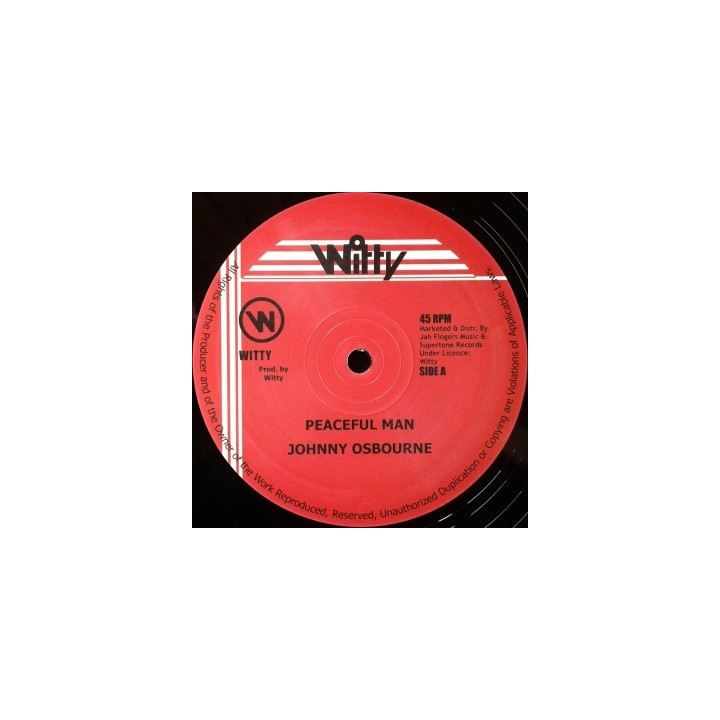 Johnny Osbourne - Peaceful Man 12''