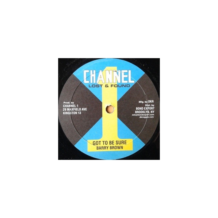 Barry Brown - Got to be Sure 10''