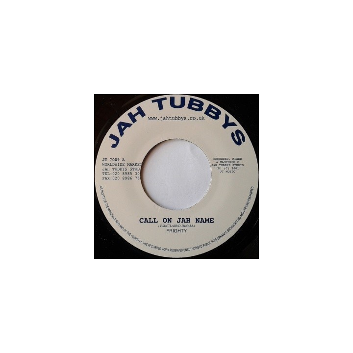 Frighty - Call on Jah Name 7''