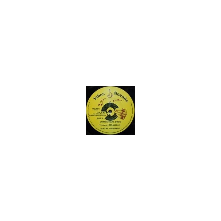 Tena Stelin - Commercial Bwoy , Version / Burial Tonight 12"