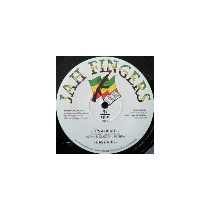 Alpha & Omega ft Nishka - It's Alright 12''