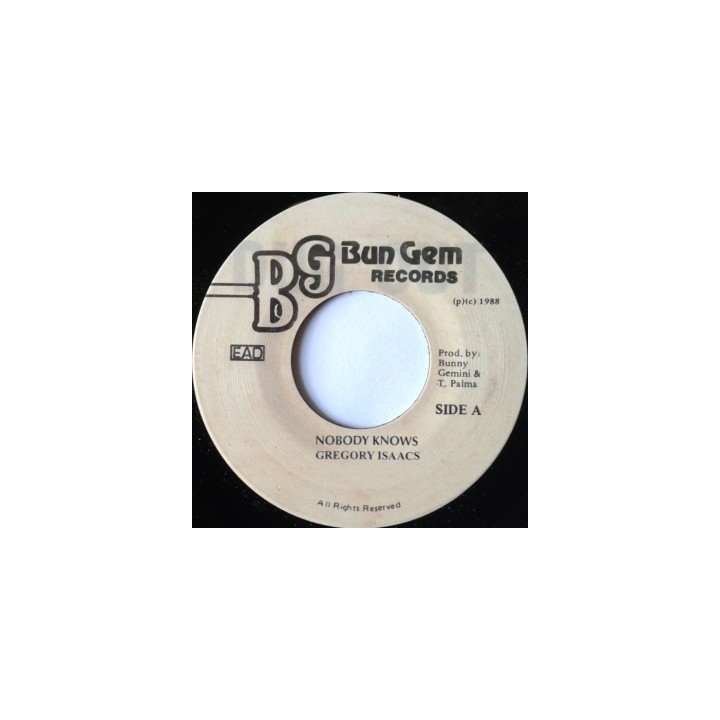 Gregory Isaacs - Nobody Knows 7''
