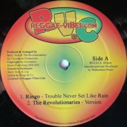 Ringo - Trouble Never Set Like Rain 12''