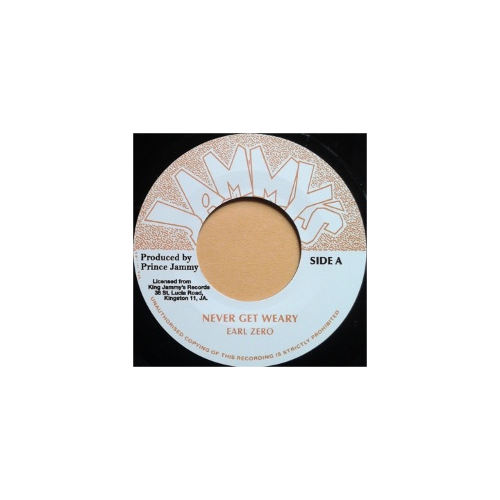 Earl Zero - Never Get Weary 7''