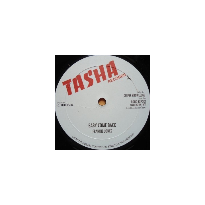 Frankie Jones - Baby Come Back, Steve Knight, Michael Palmer 10'
