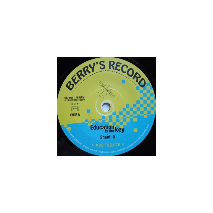 Shanti D - Education is the Key 7''