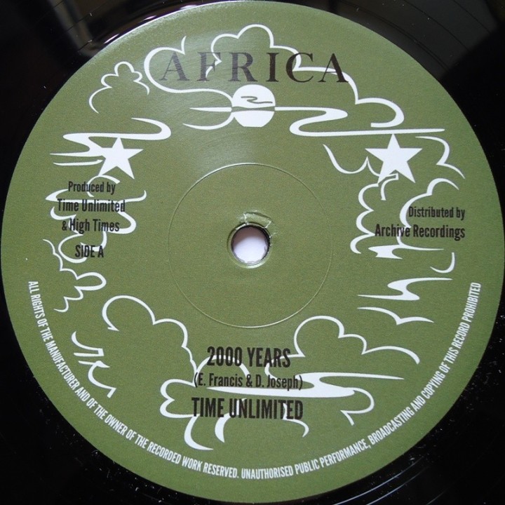 Time Unlimited - 2000 Years 10''
