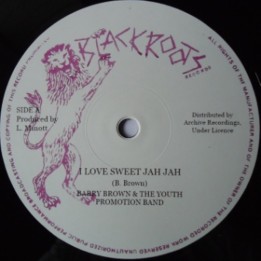 Barry Brown & the Youth Promotion Band - I Love Sweet Jah Jah 12''