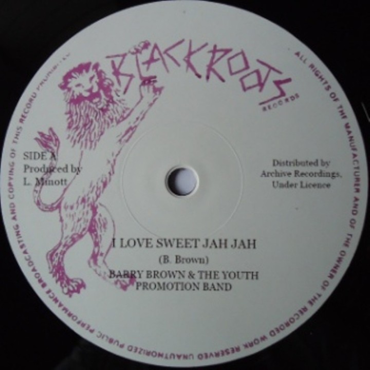 Barry Brown & the Youth Promotion Band - I Love Sweet Jah Jah 12''