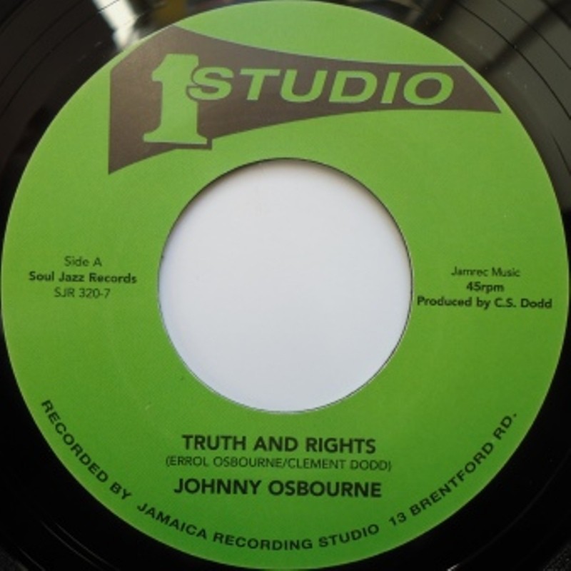 Johnny Osbourne - Truth and Rights 7"