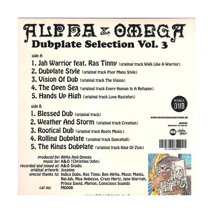Alpha & Omega - Dubplate Selection Vol.3 LP
