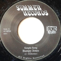 Bumpy Jones - Simple Song 7"