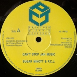 Sugar Minott & P.C.J. - Can't Stop Jah Music 12"
