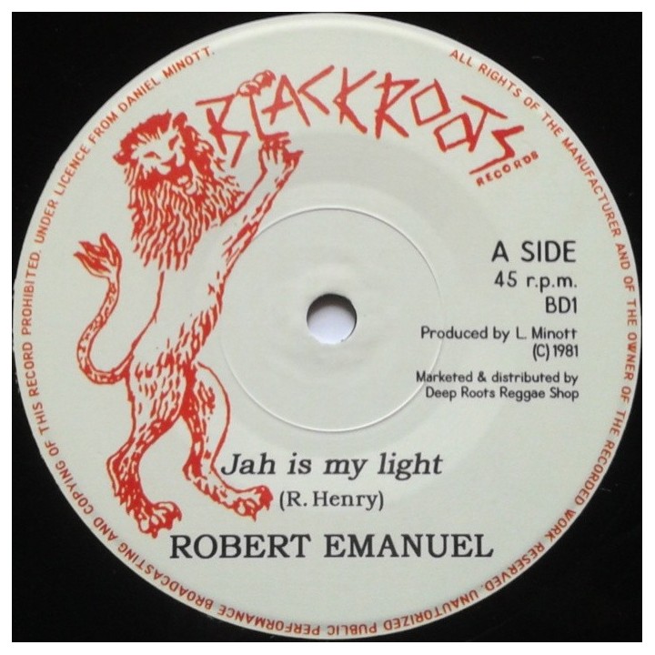 Robert Emmanuel - Jah is my Light 7"