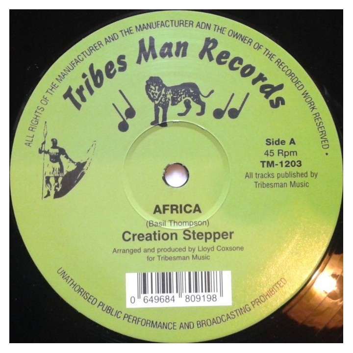 Creation Stepper - Africa 12"