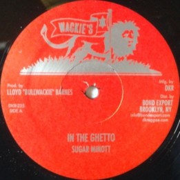 Sugar Minott - In the Ghetto 12"