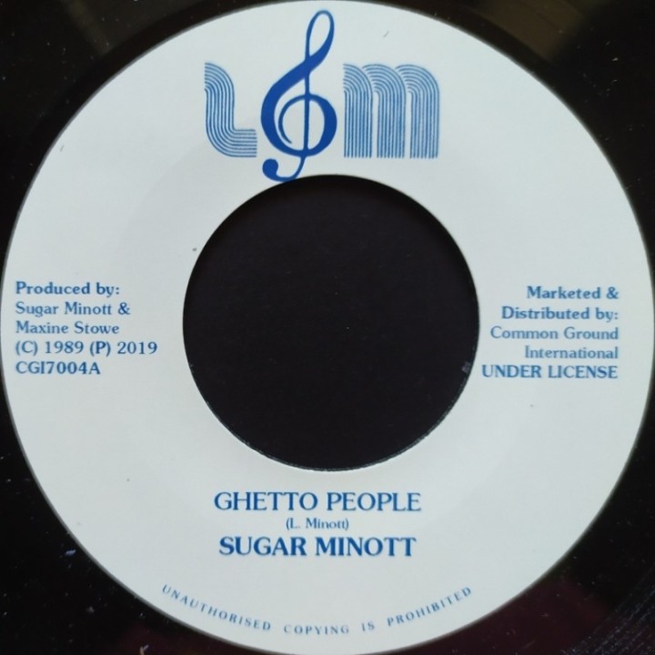 Sugar Minott - Ghetto People 7"
