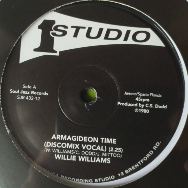 Willie Williams - Armagideon Time 12"