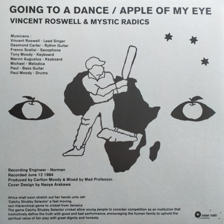 Vincent Roswell & Mystic Radics - Going To A Dance / Apple Of My Eye 12"