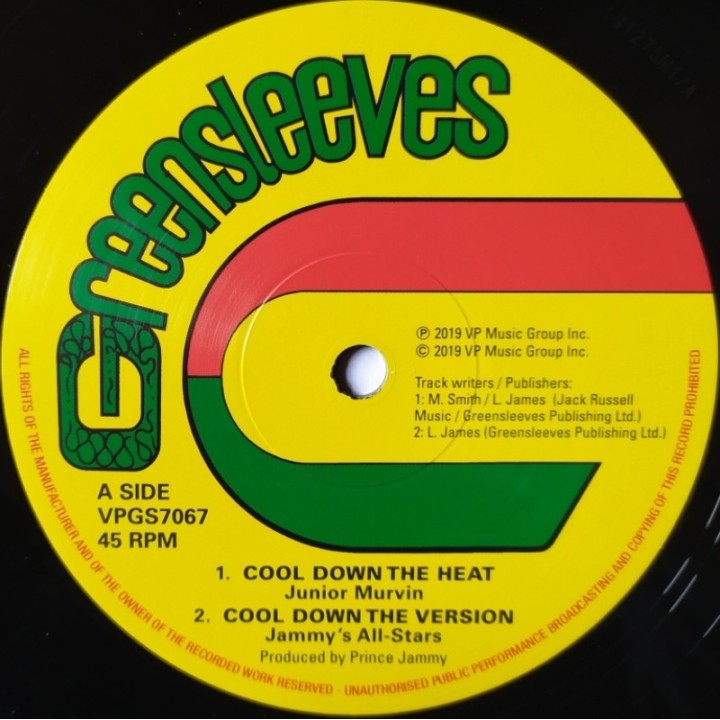 Junior Murvin - Cool Down The Heat 12"