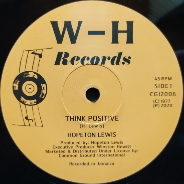 Hopeton Lewis - Think Positive 12"