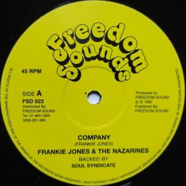 Frankie Jones & The Nazarines - Company 12"