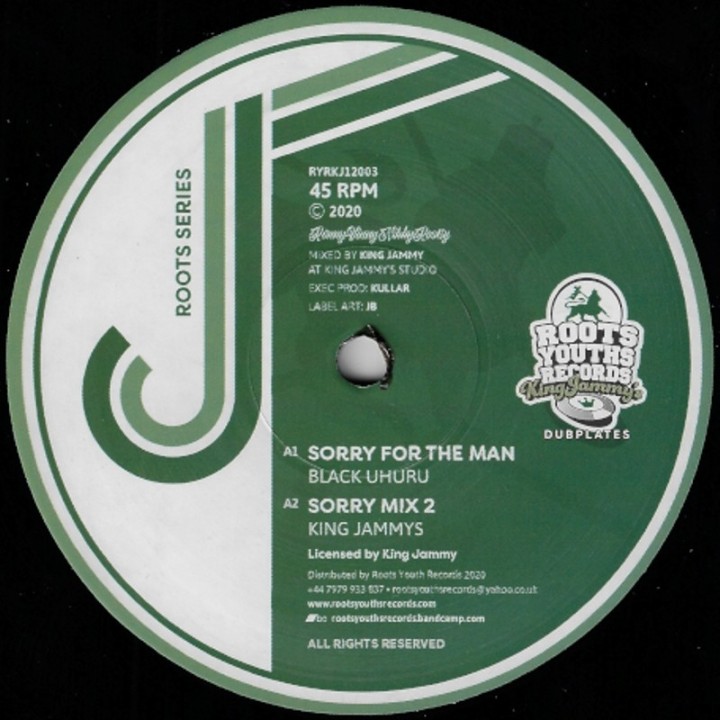 Black Uhuru - Sorry For The Man 12"