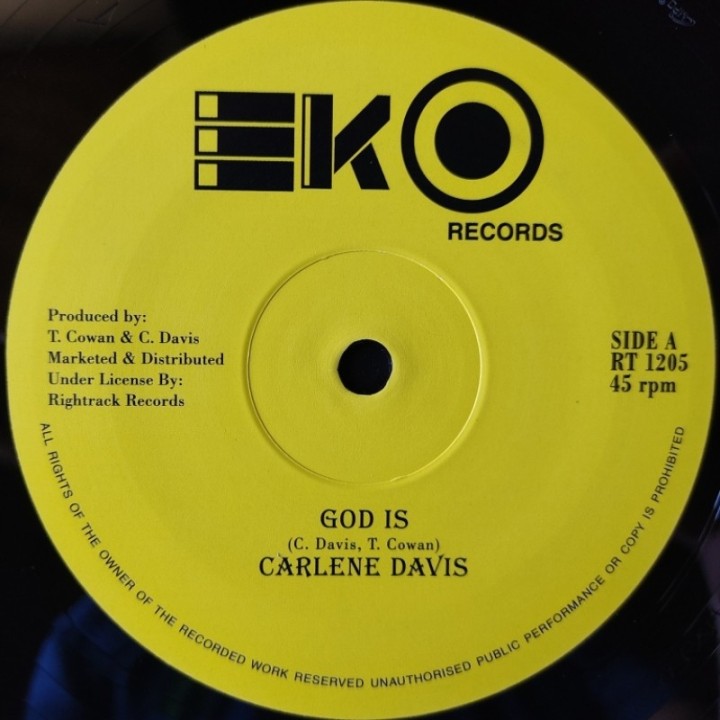Carlene Davis - God Is 12"