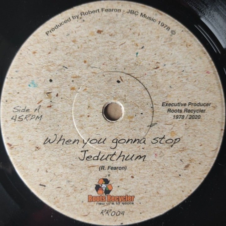 Jeduthum ‎– When You Gonna Stop 7"