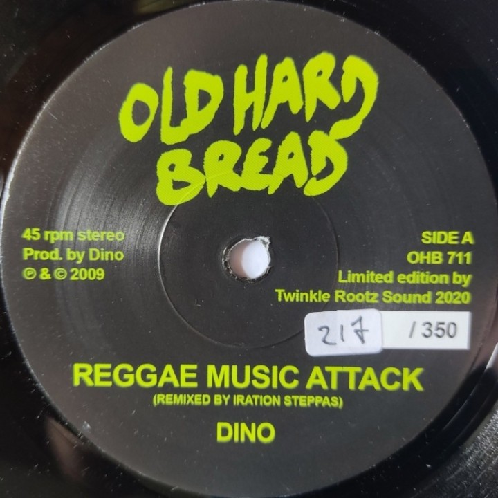 Dino - Reggae Music Attack (RMX by Iration Steppas) 7"