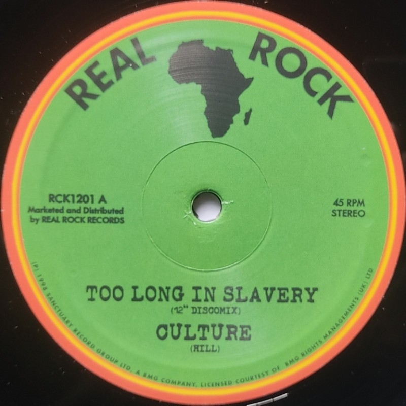 Culture - Too Long In Slavery 12"
