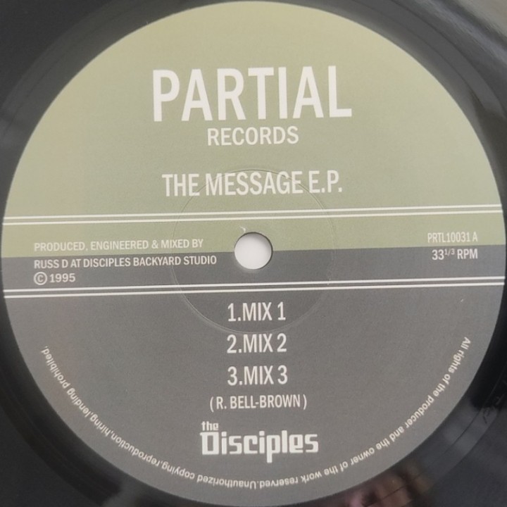 The Disciples - The Message 10"