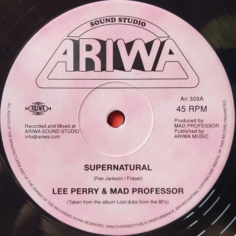 Lee Scratch Perry & Mad Professor – Supernatural / Psychopath 12"
