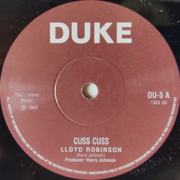 Lloyd Robinson - Cuss Cuss 7"